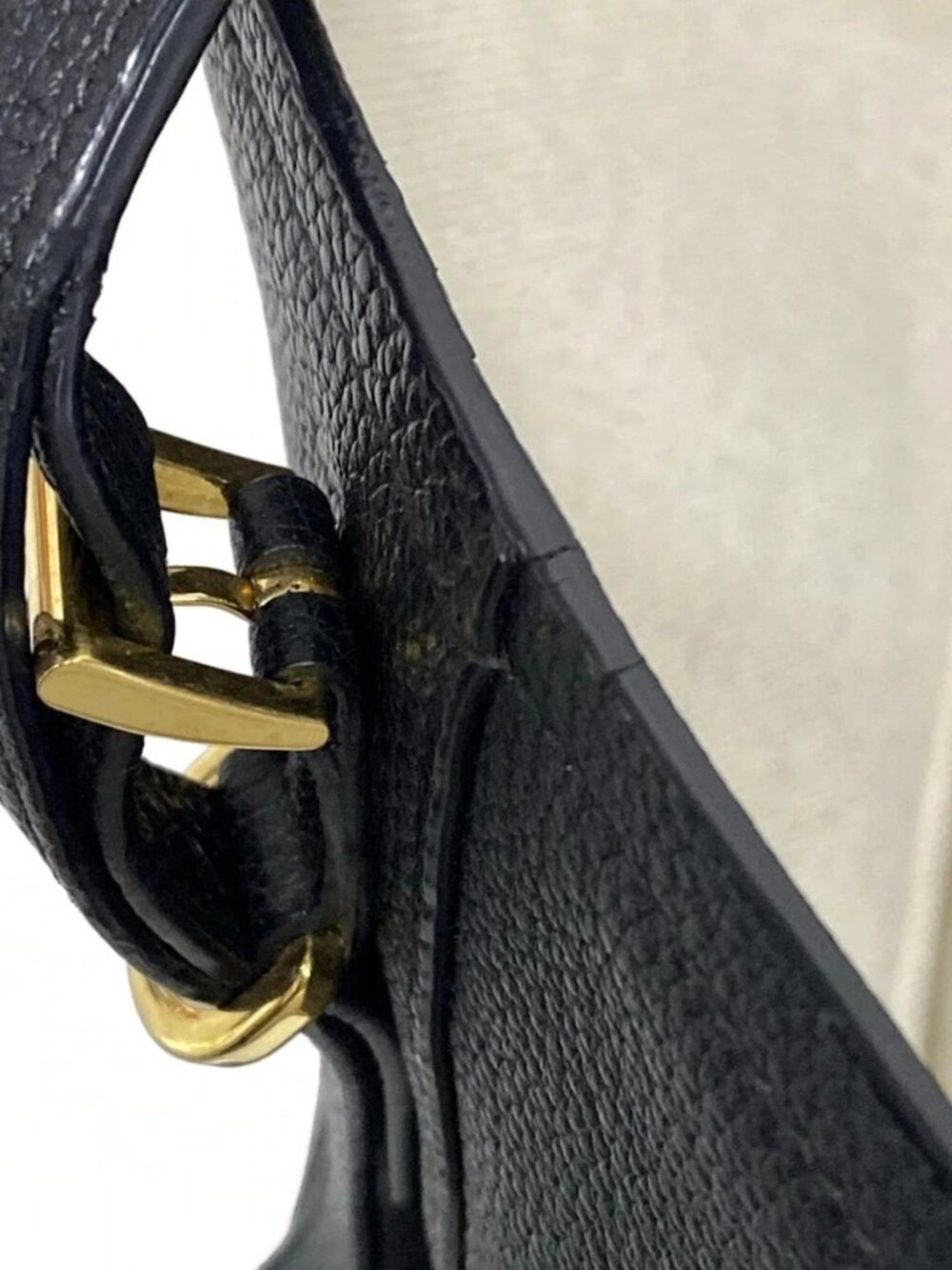 PRADA Vittelograin tote bag 1BG301 Black Leather Women's Tote Bag - Picture 9 of 15